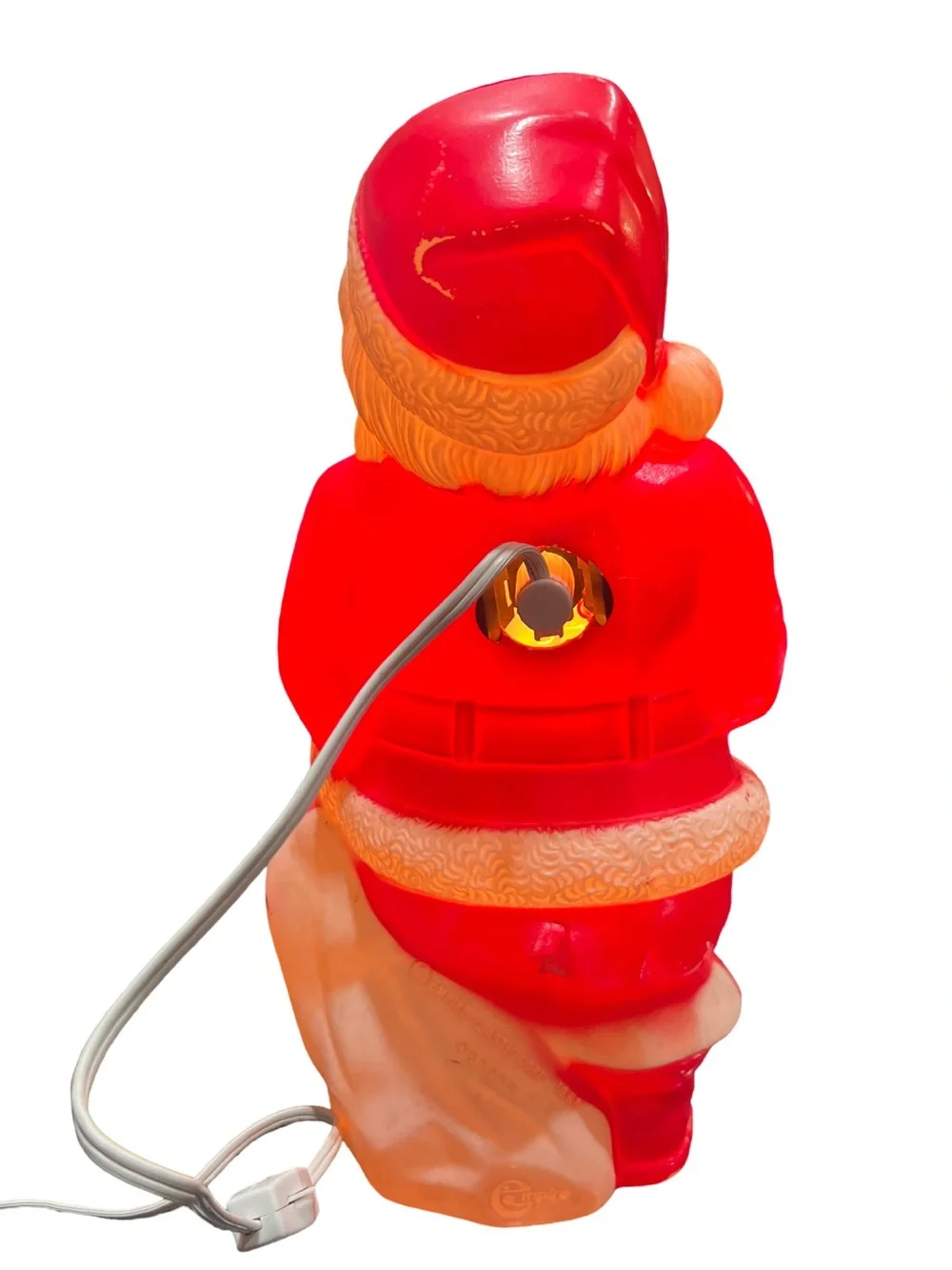 Vintage 1968 Empire SANTA CLAUS Christmas BLOW MOLD 13” Made In USA